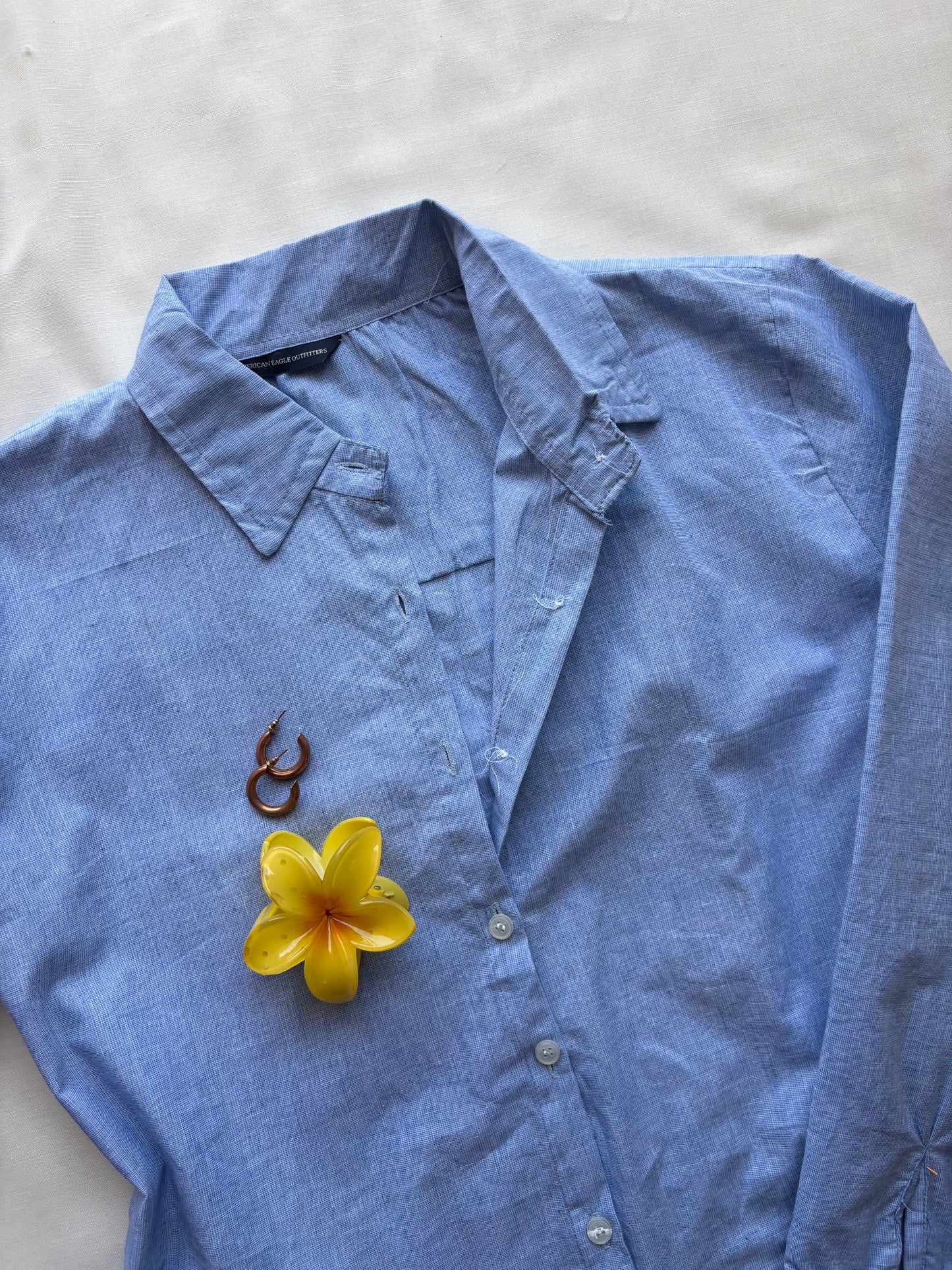 Blue Linen Shirt