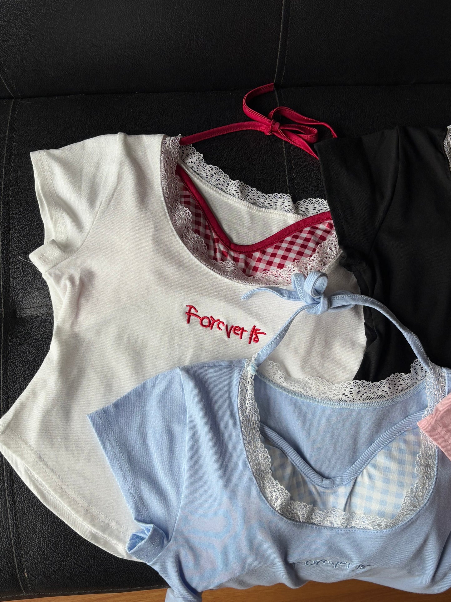 Padded Layered Korean Tops