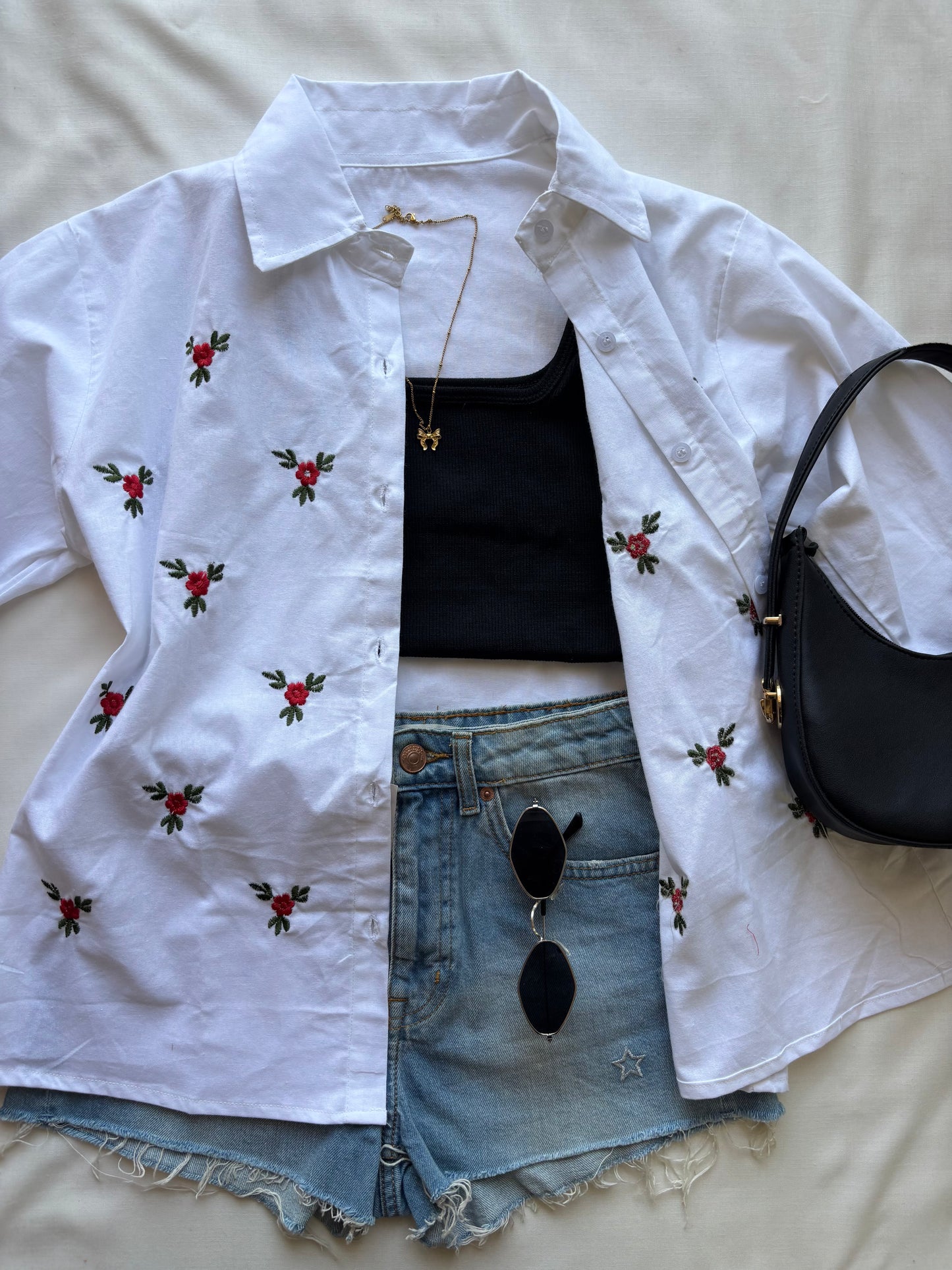White Embroidery Shirt