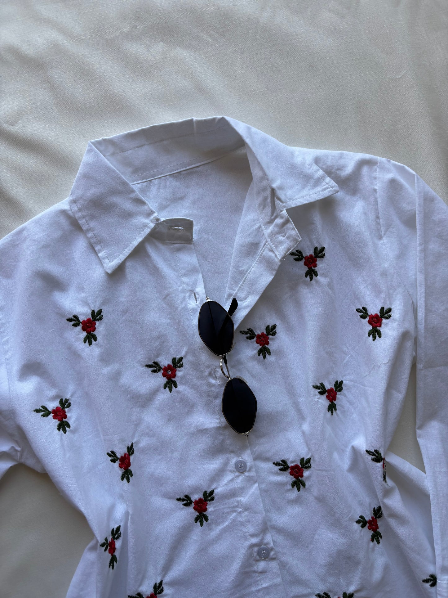 White Embroidery Shirt