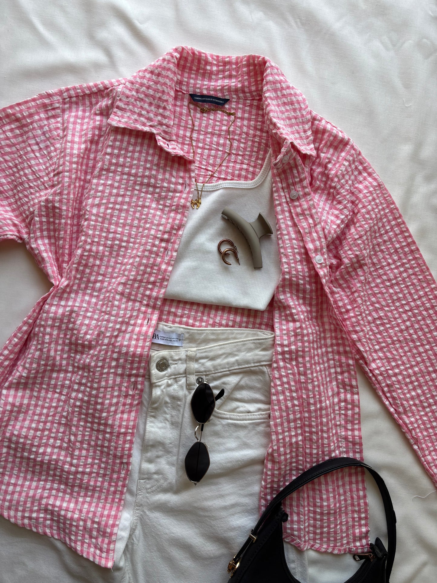 Pink Checked Shirt