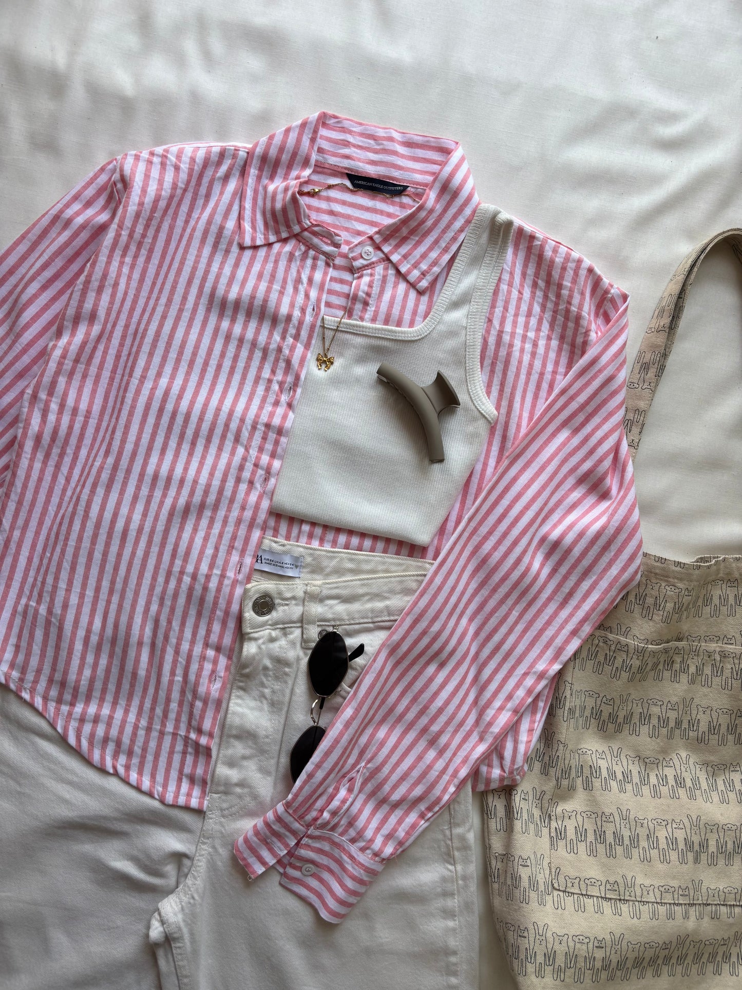 Pink Striped Shirt