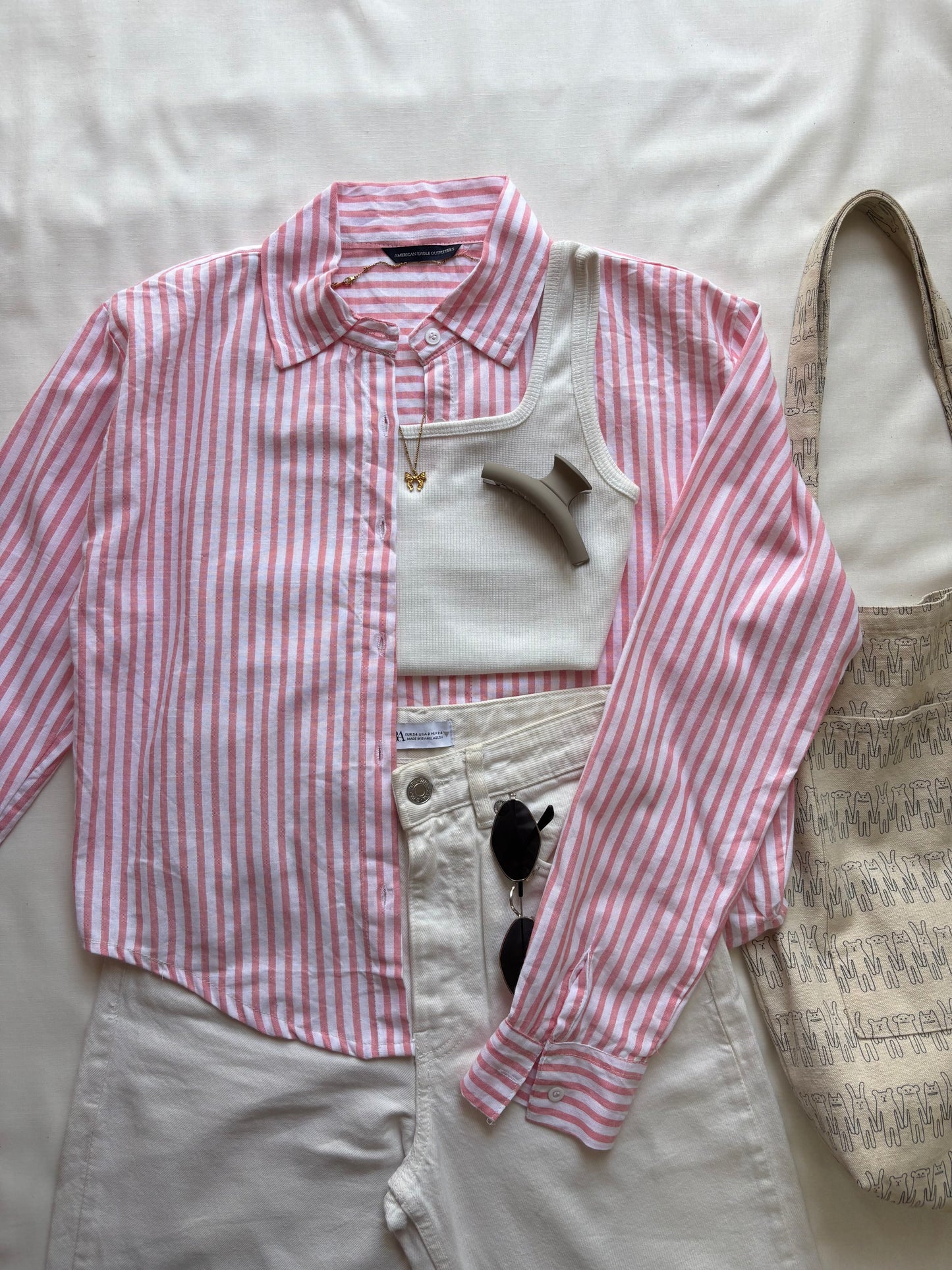 Pink Striped Shirt