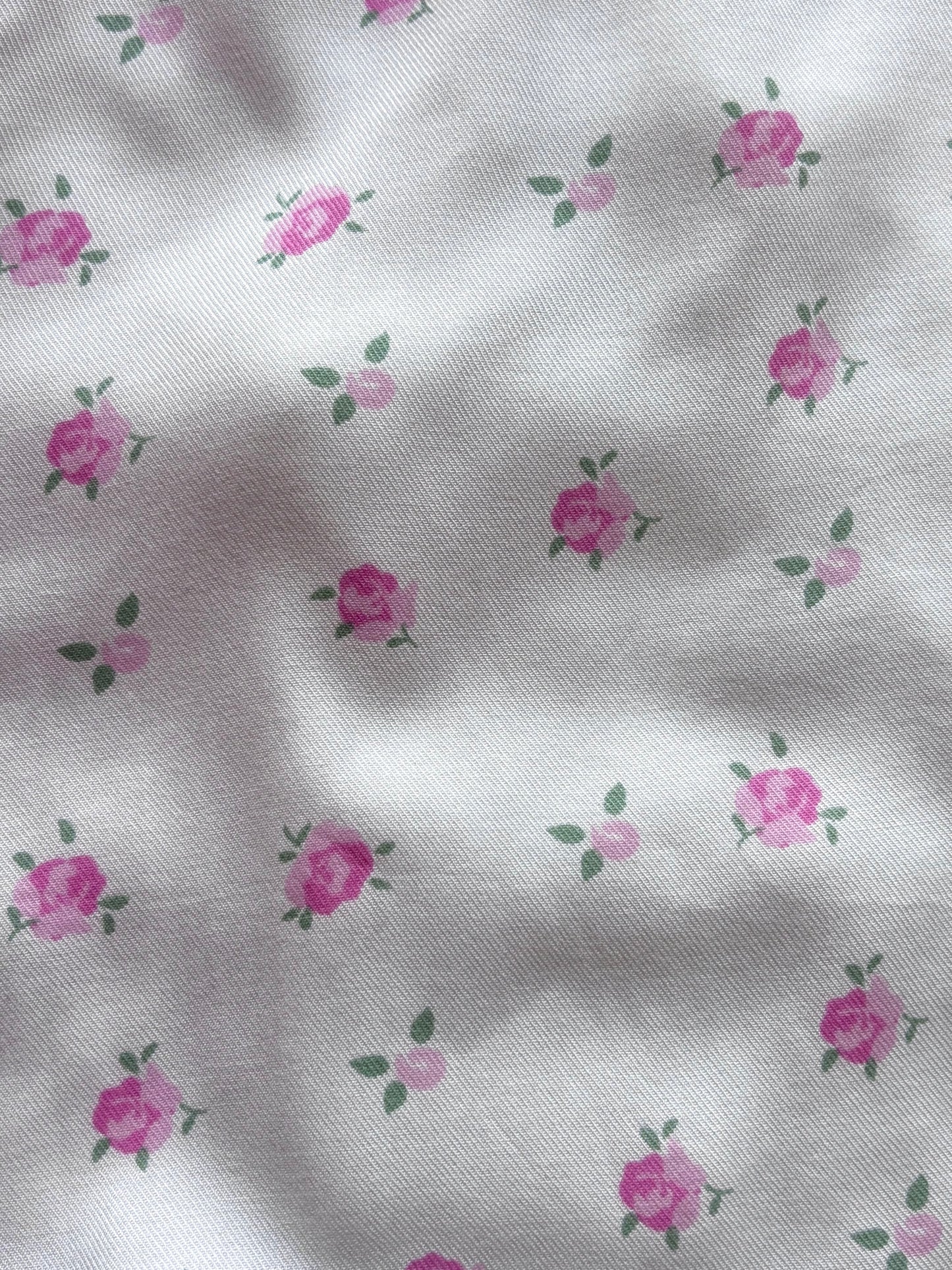 Oversized Rose Print Shirt