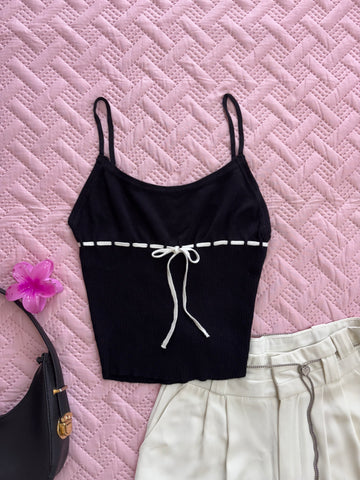 Black Bow Cami Top