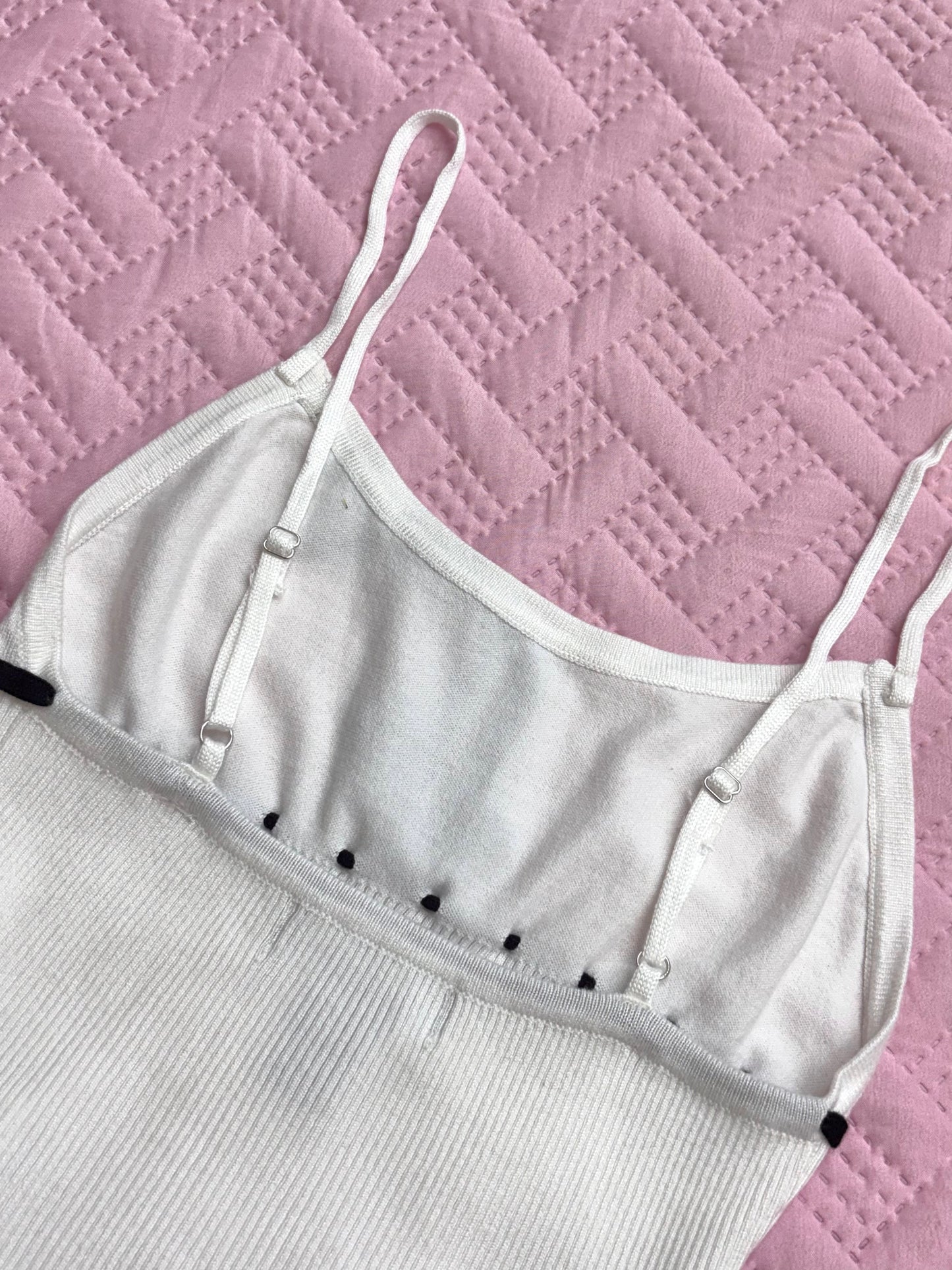 White Bow Cami Top