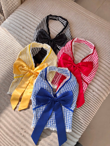 Halter Neck In-built Bra Tops