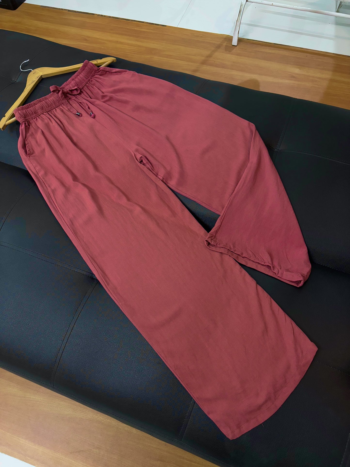 Viral Linen pant (Dusty Rose)