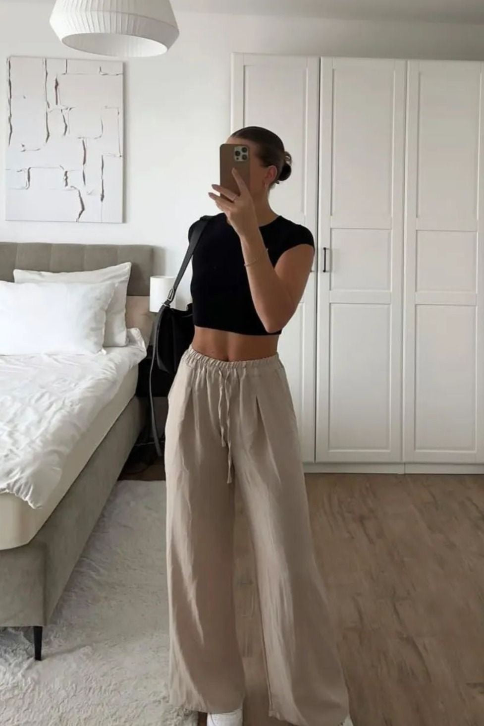 Sand Beige Linen Pant