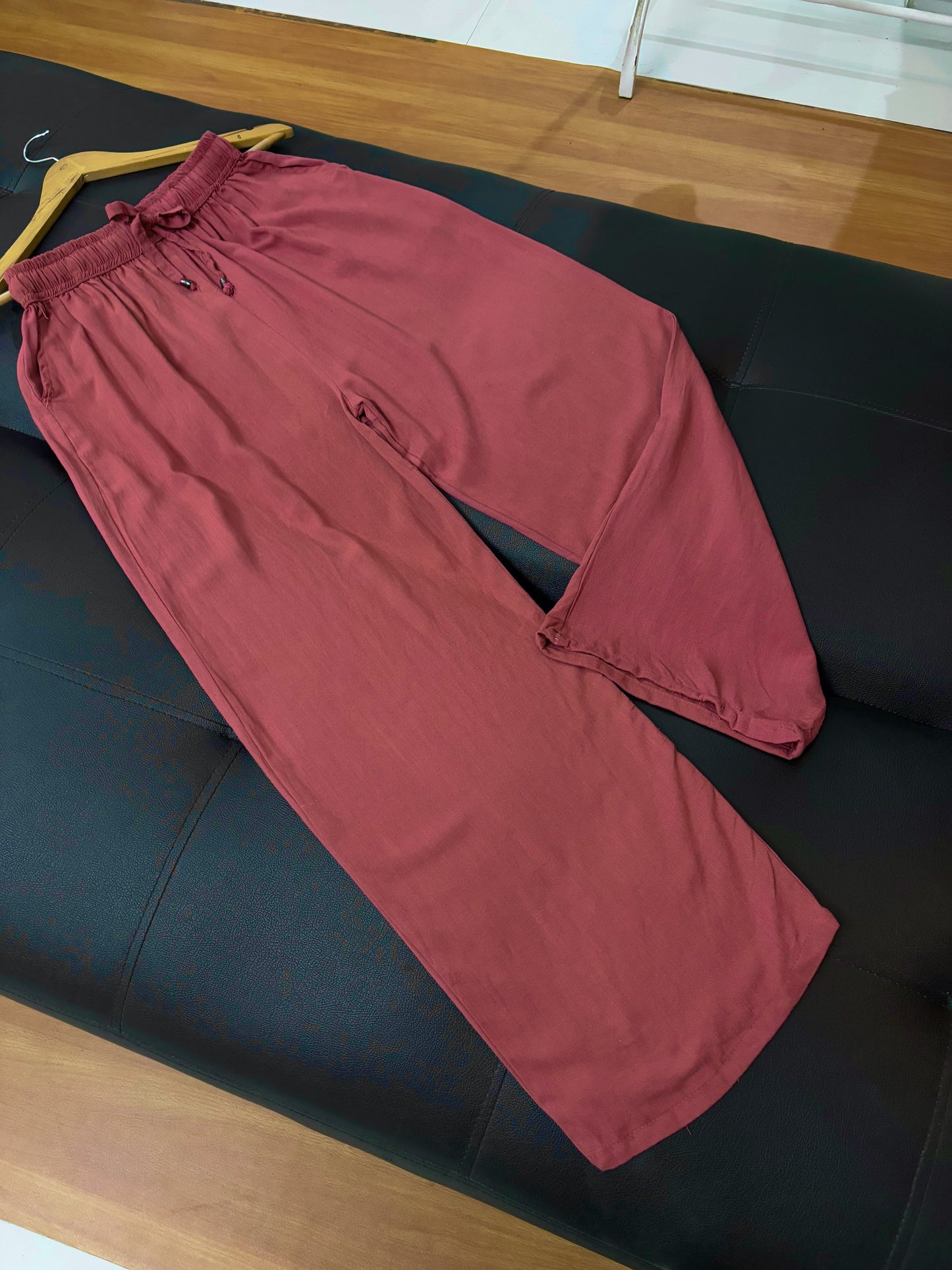 Viral Linen pant (Dusty Rose)