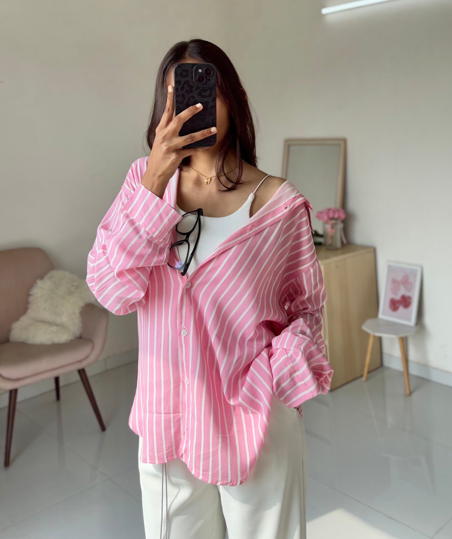 Striped Pink Shirt