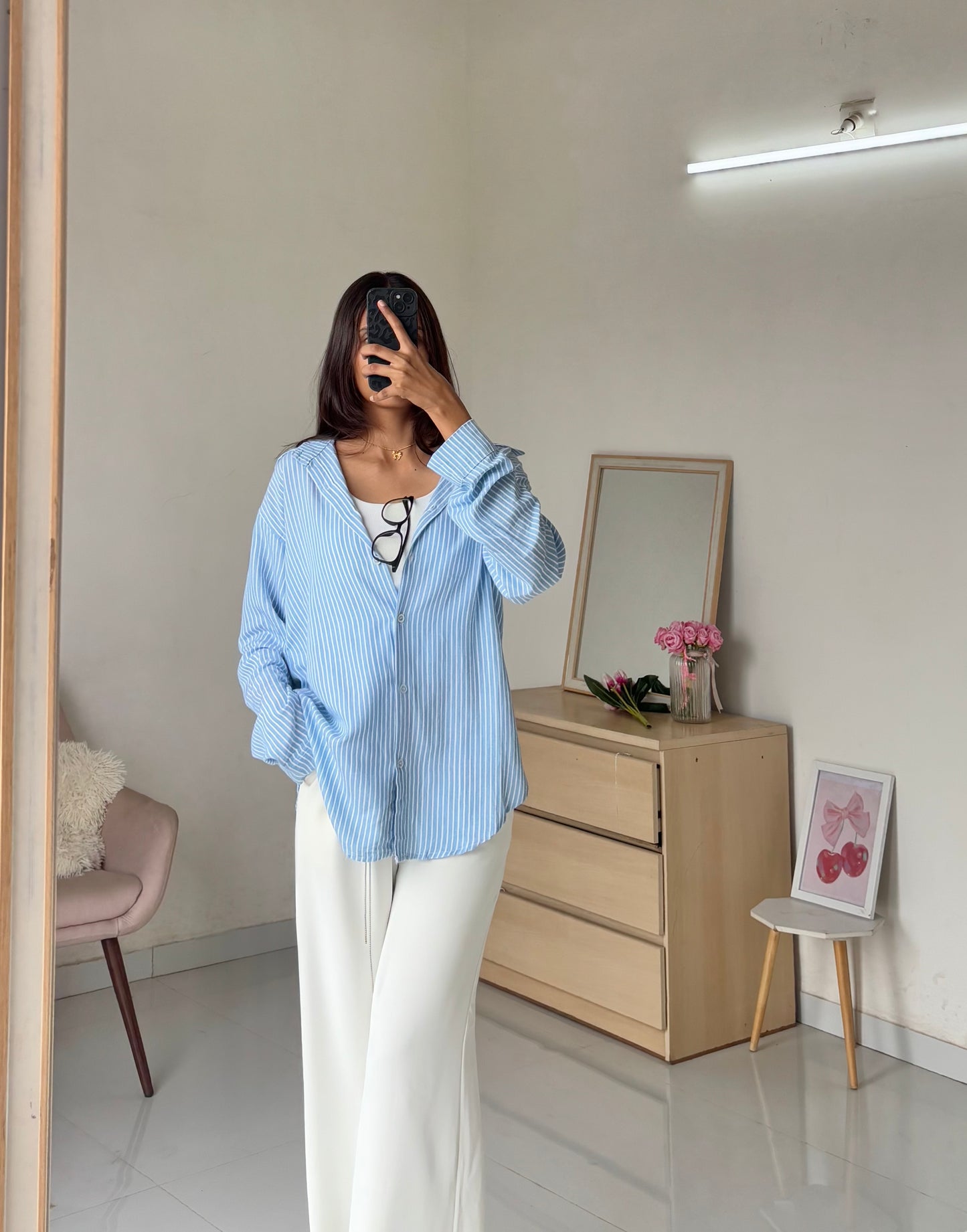 Striped Blue Shirt 💙