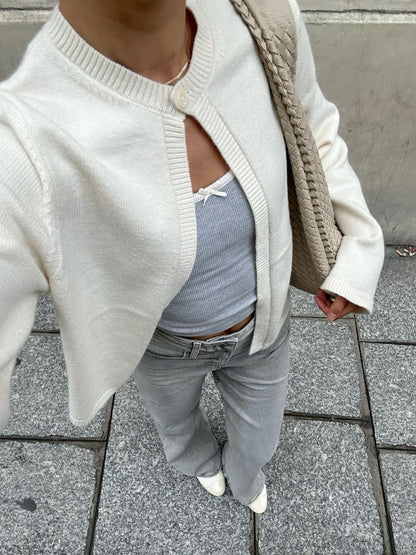 One Button Cardigan