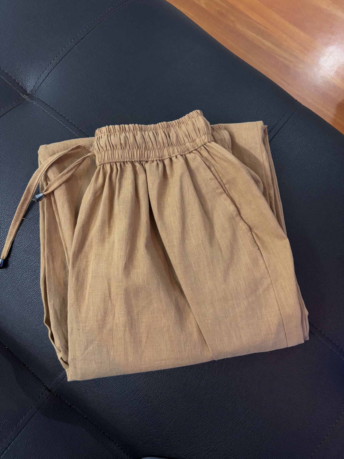 Viral Linen pant (Brown)