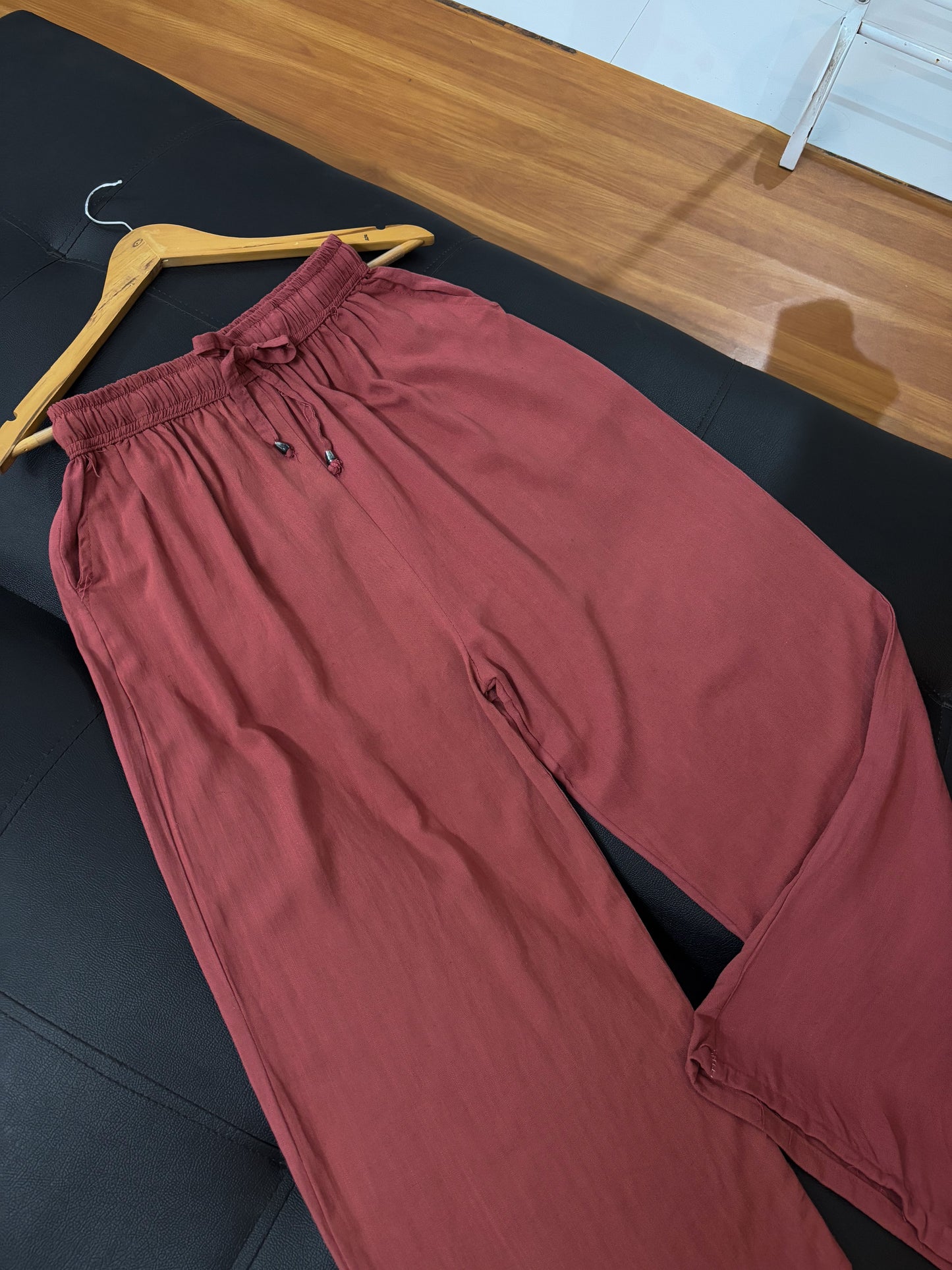 Viral Linen pant (Dusty Rose)