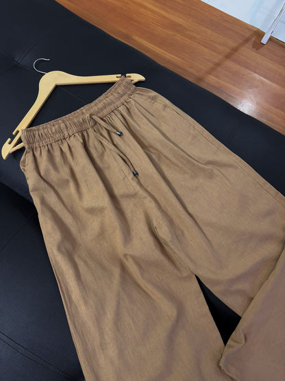 Viral Linen pant (Brown)