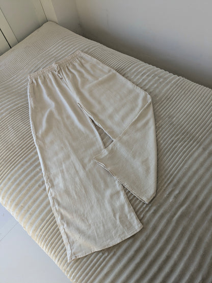 Off White Linen Pant