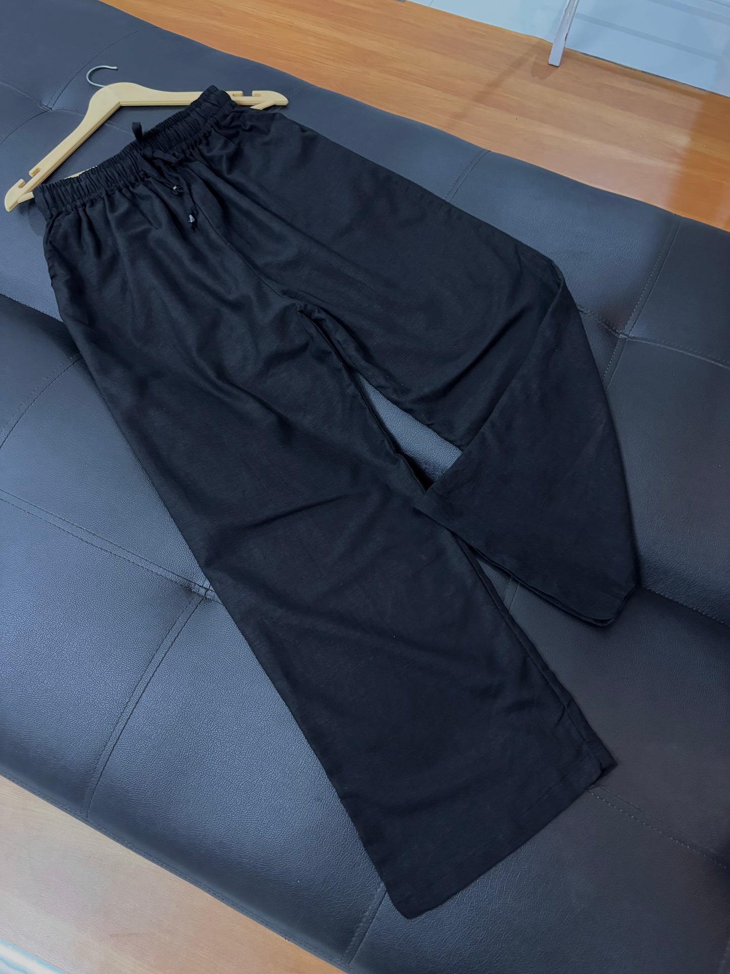 Viral Linen pant (Black)