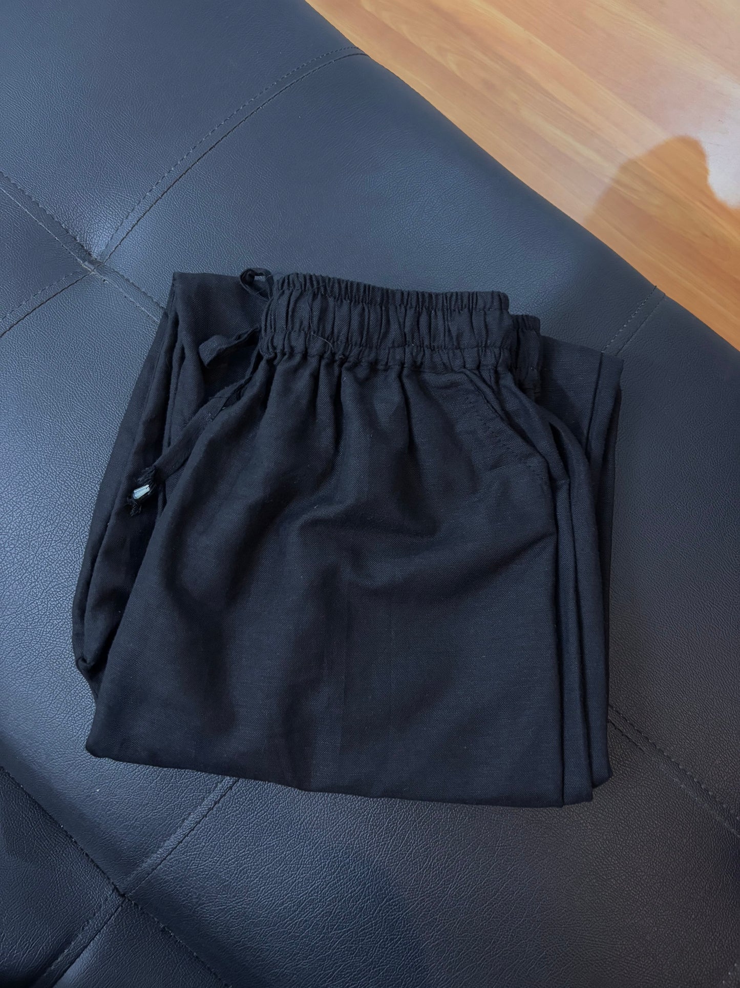 Viral Linen pant (Black)