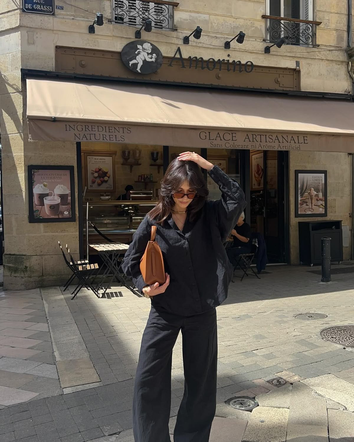 Black Linen Pant