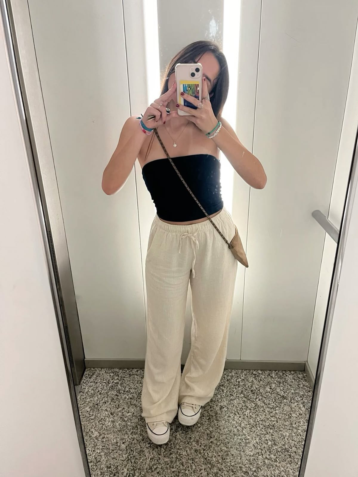 Beige Linen Pant