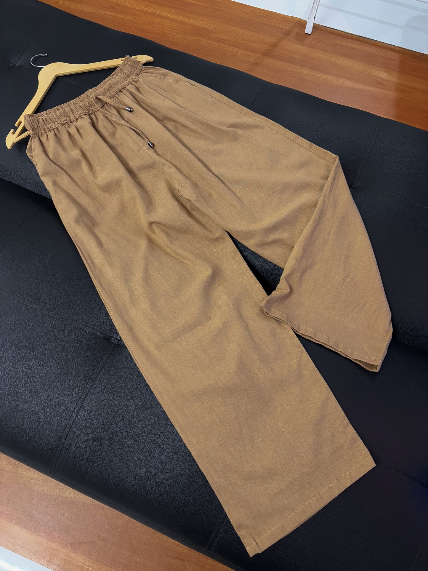 Viral Linen pant (Brown)