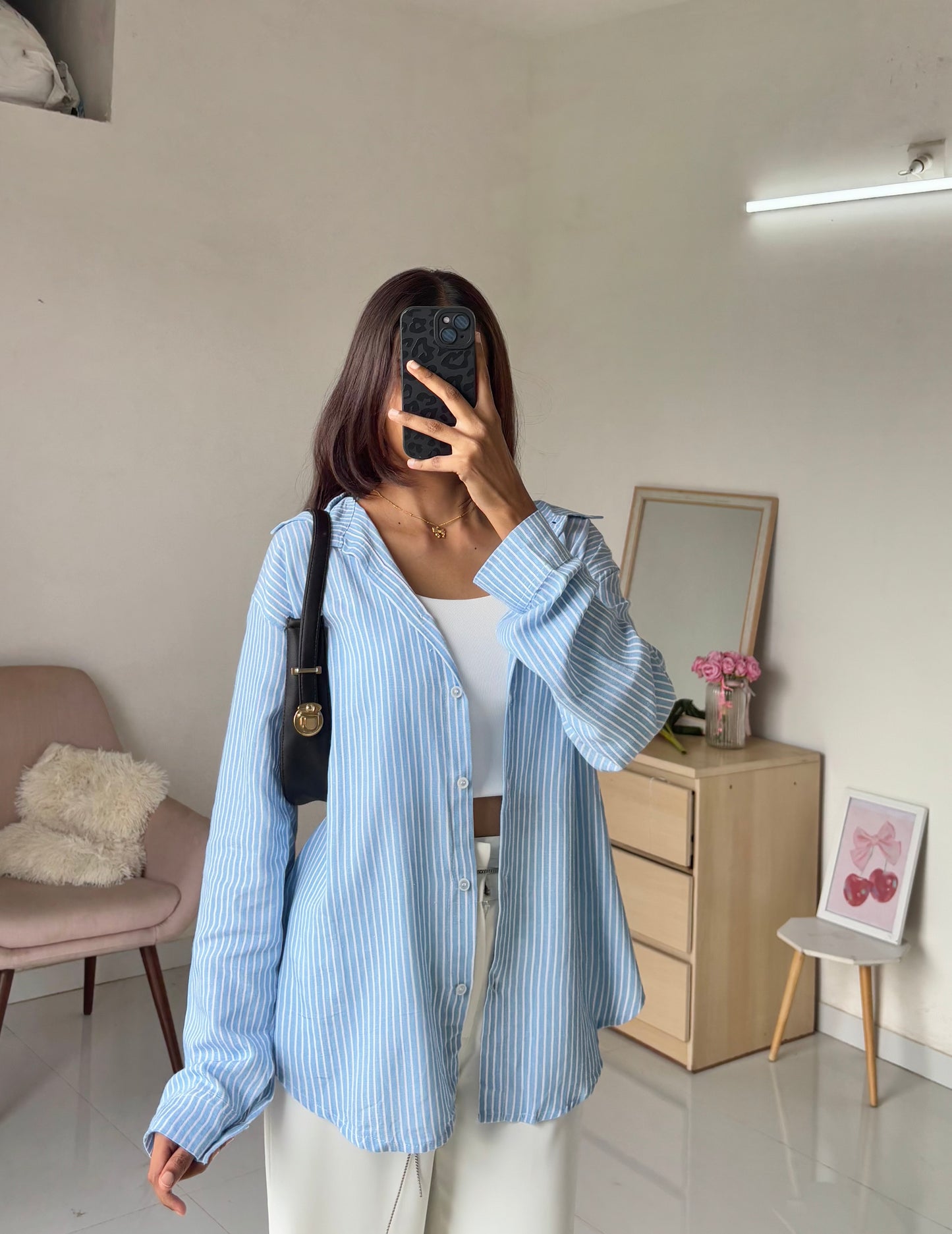 Striped Blue Shirt 💙