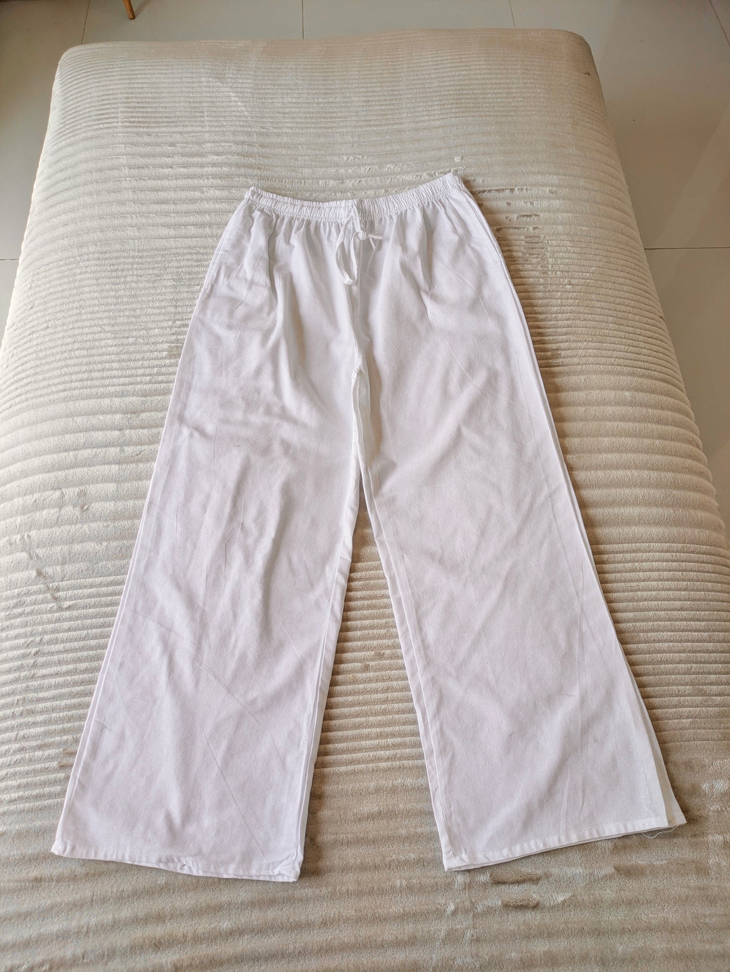 White Linen Pant