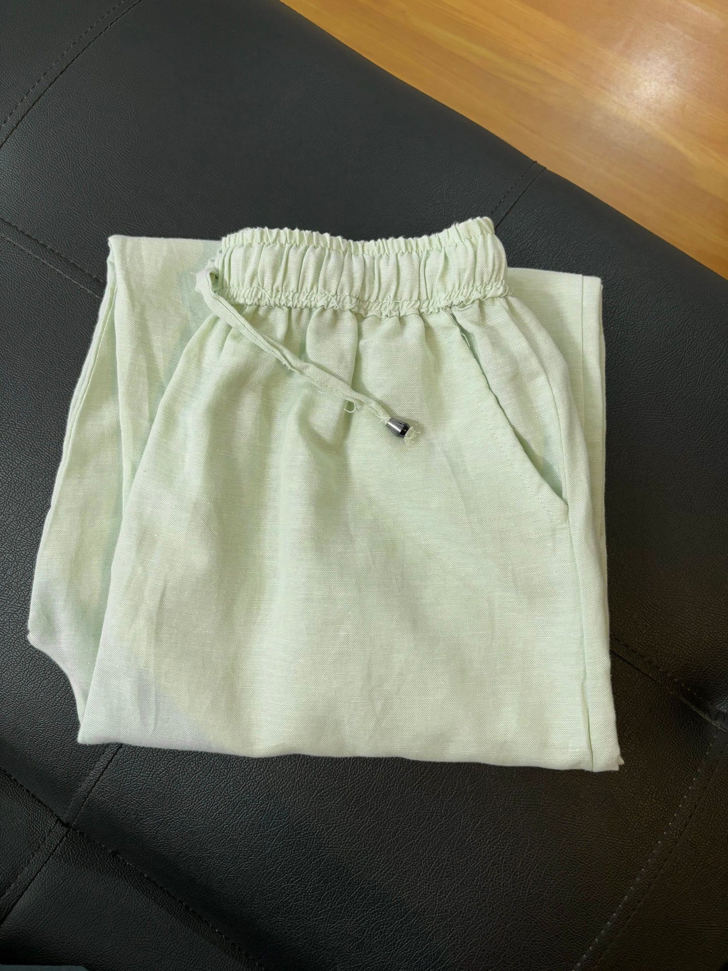 Viral Linen pant (Light Pista)