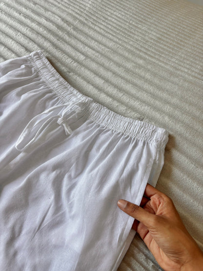 White Linen Pant