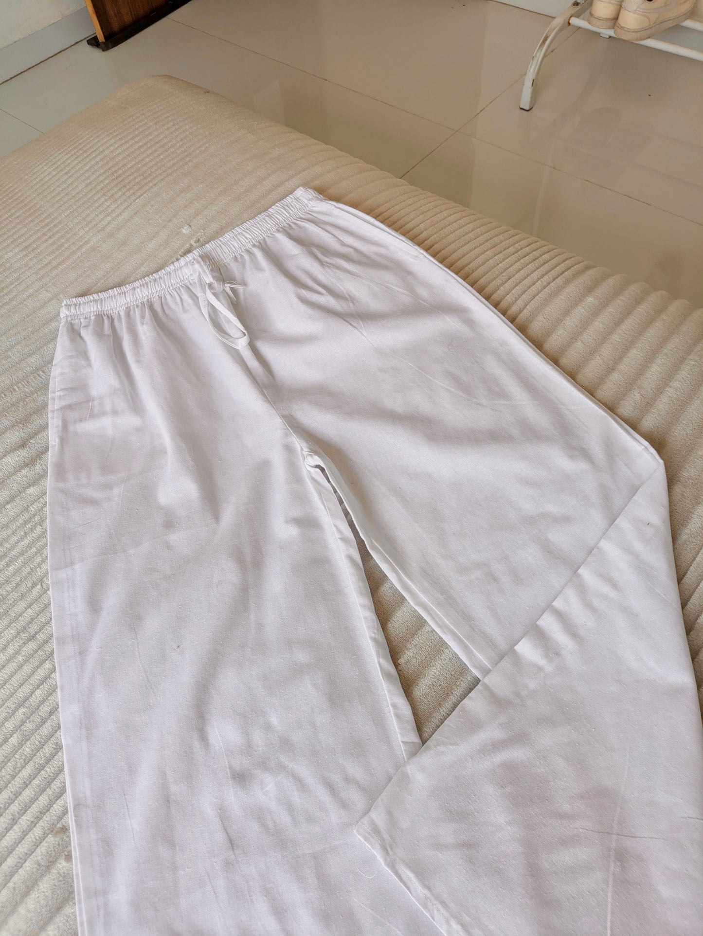 White Linen Pant
