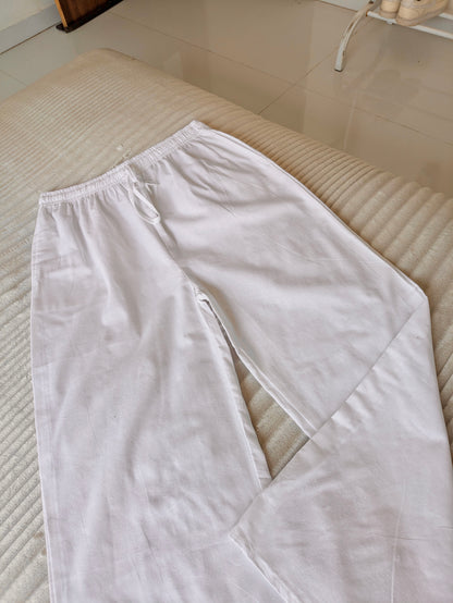 White Linen Pant