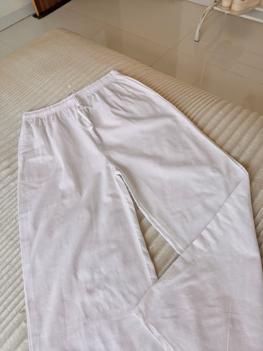 White Linen Pant