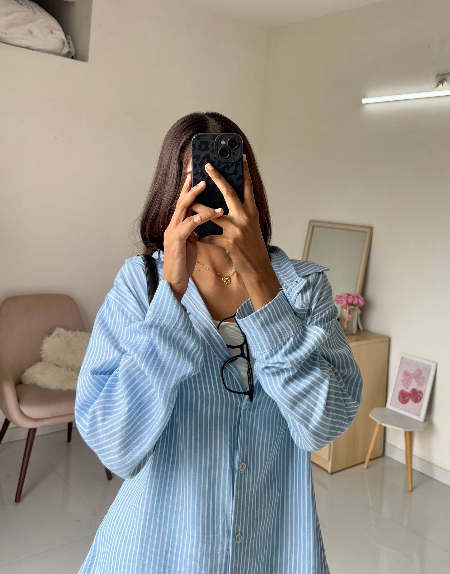 Striped Blue Shirt 💙