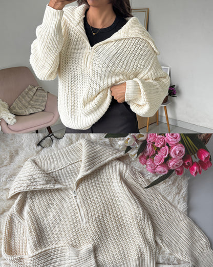 Off white Autumn Pullover
