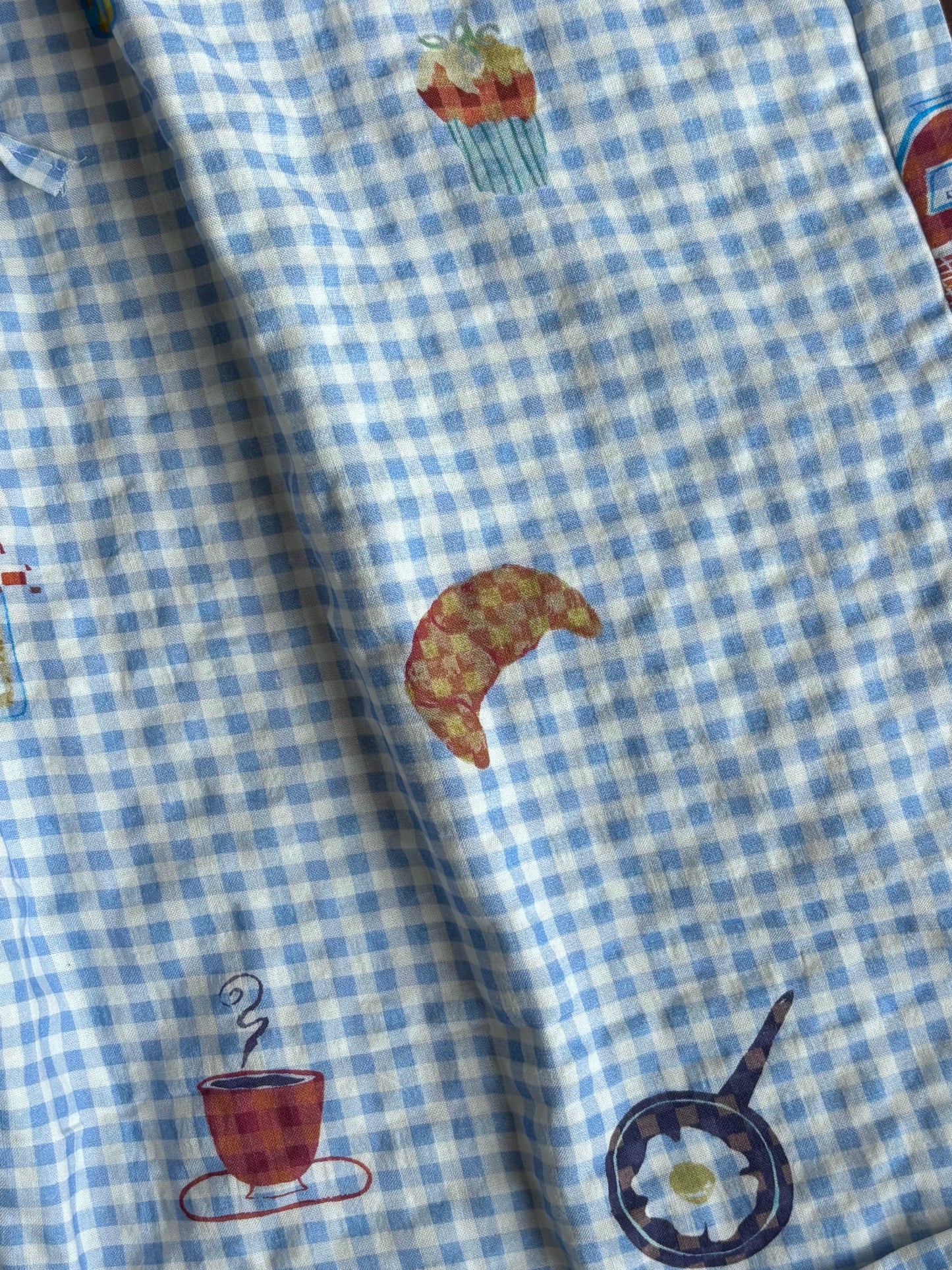 Viral Summer Comfy Blue Checked Pants