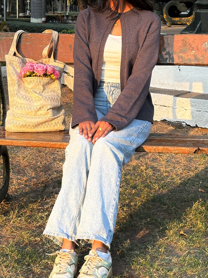 One Button Cardigan