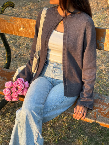 One Button Cardigan