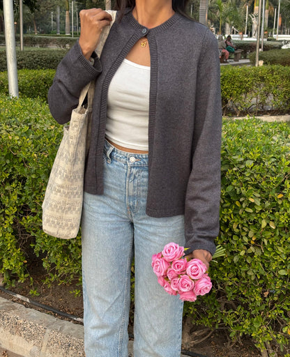 One Button Cardigan
