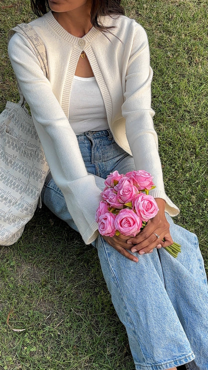 One Button Cardigan