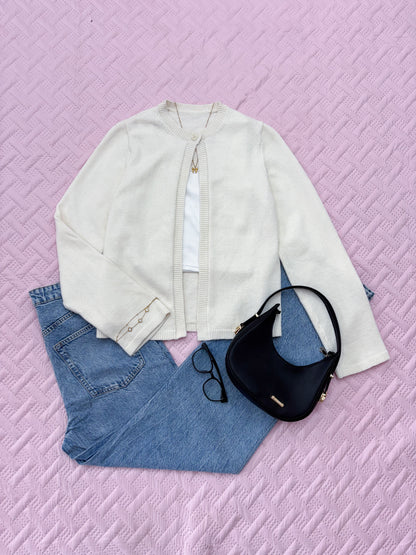One Button Cardigan