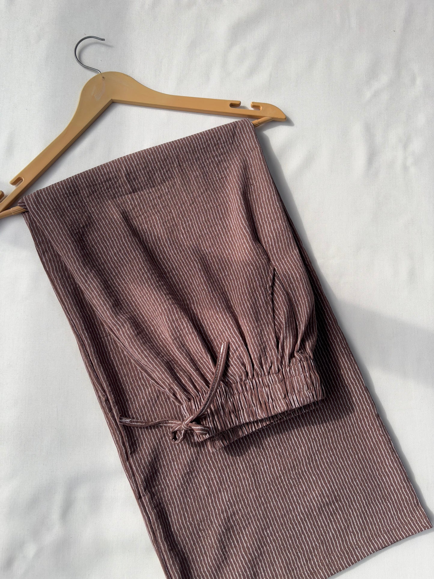 Viral Pinteresty Striped Pants (Brown)