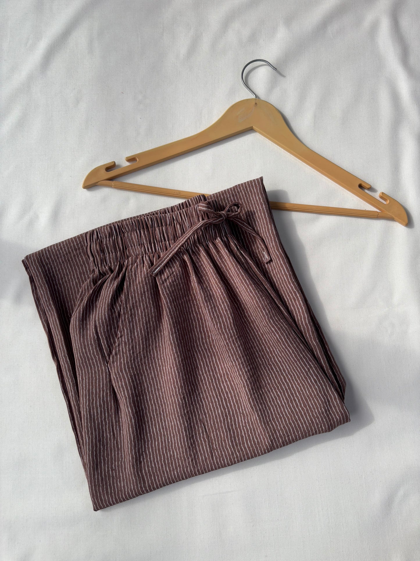 Viral Pinteresty Striped Pants (Brown)