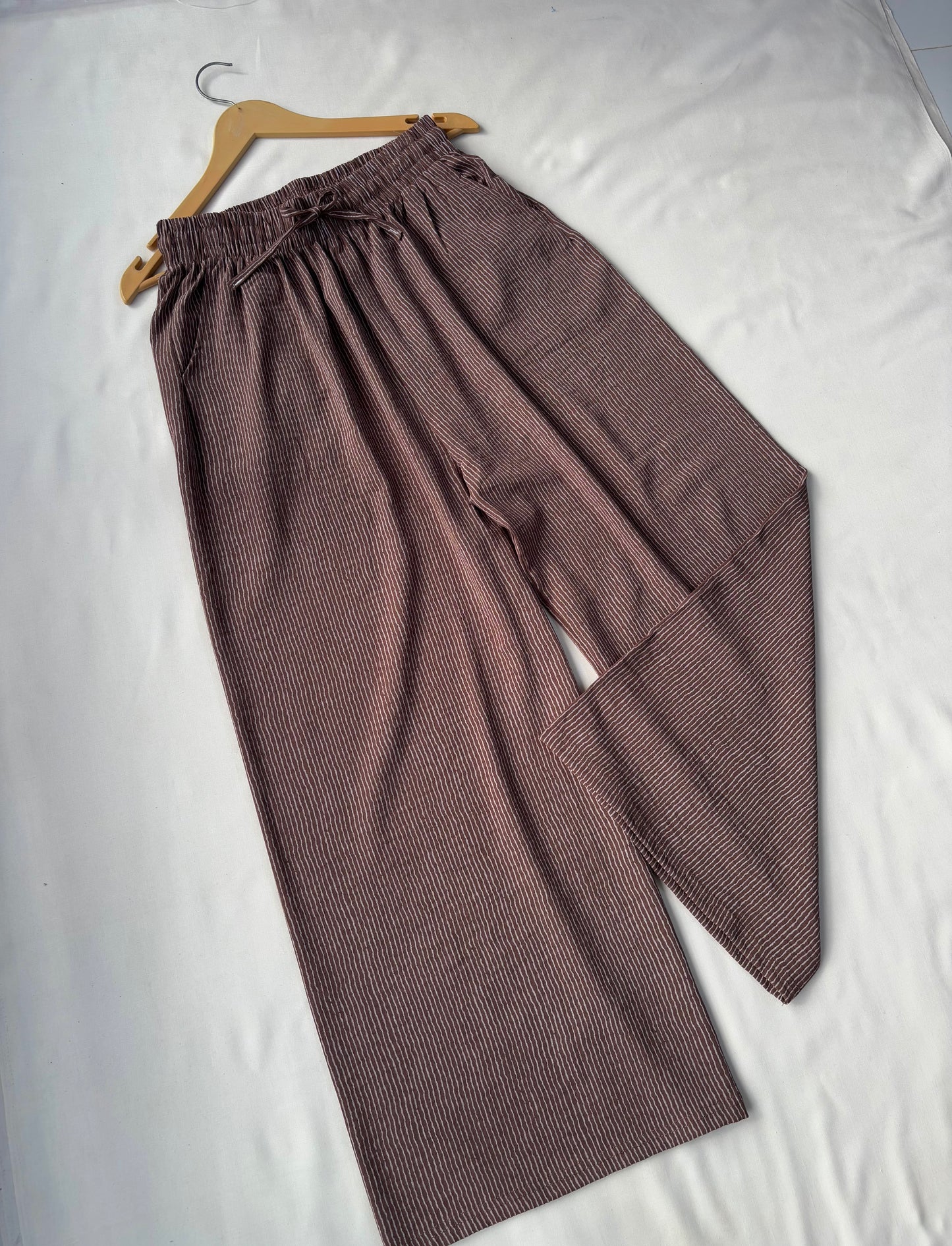 Viral Pinteresty Striped Pants (Brown)