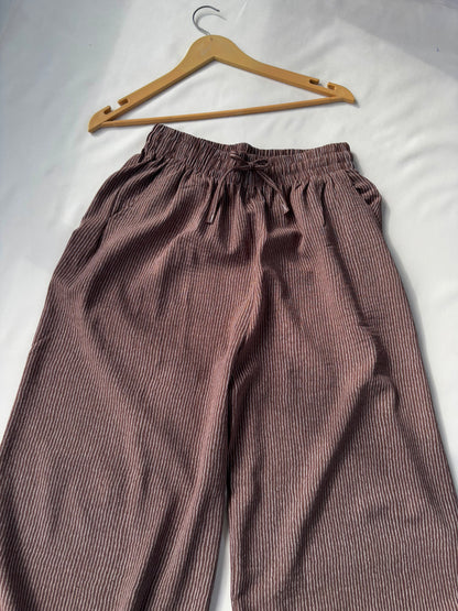 Viral Pinteresty Striped Pants (Brown)