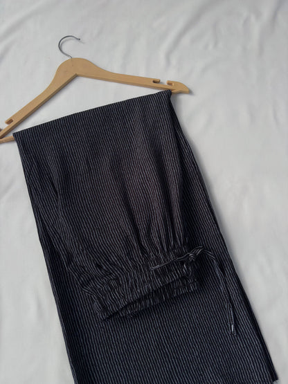 Viral Pinteresty Striped Pants (Black)