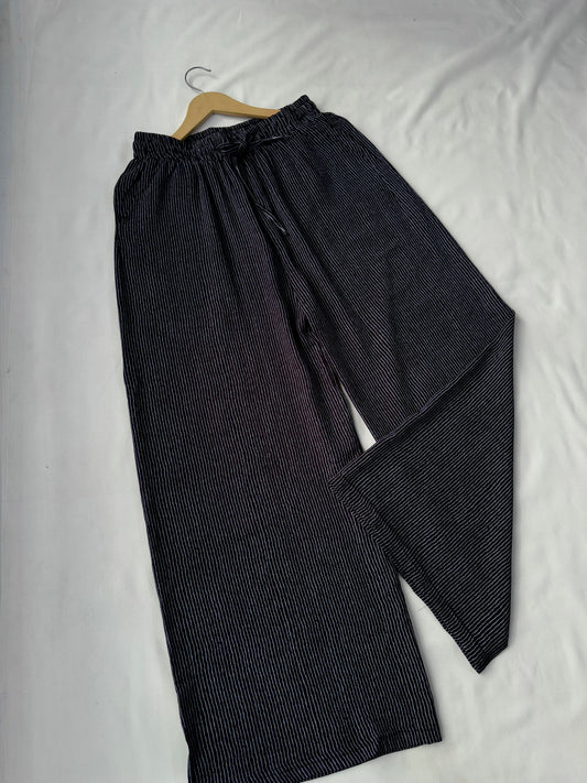 Viral Pinteresty Striped Pants (Black)