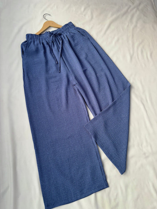 Viral Pinteresty Striped Pants (Blue)