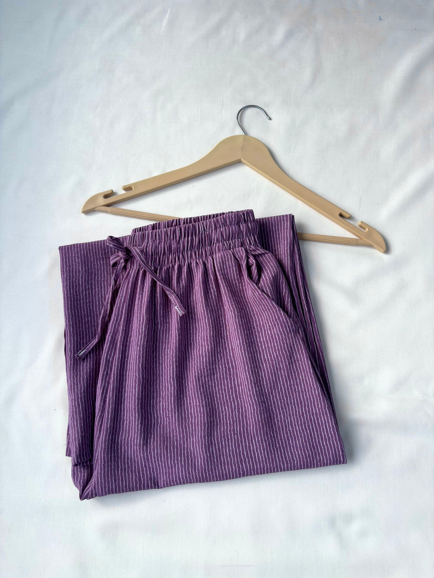 Viral Pinteresty Striped Pants (Purple)