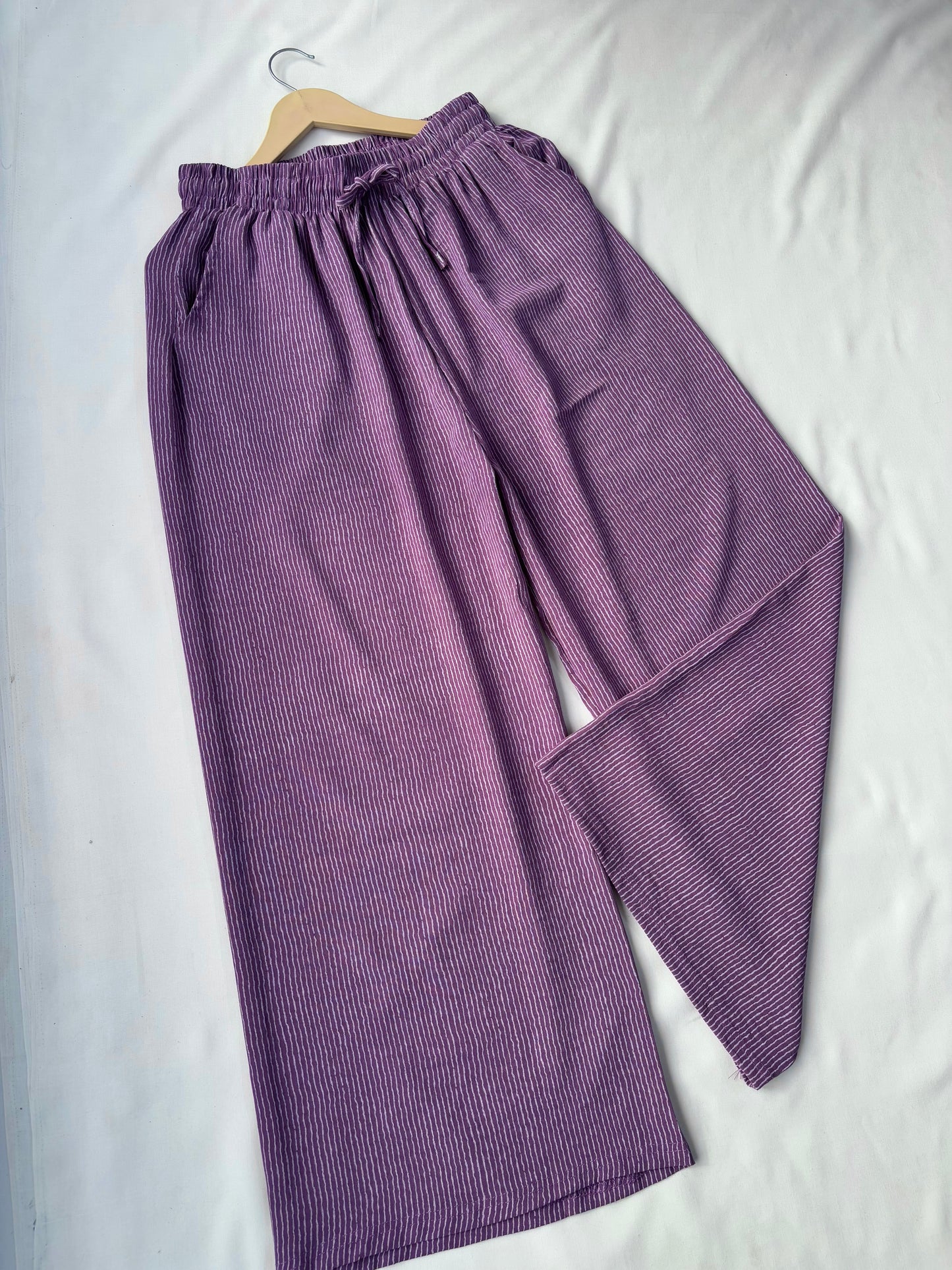 Viral Pinteresty Striped Pants (Purple)